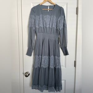 Lace blue dress ‼️SALE